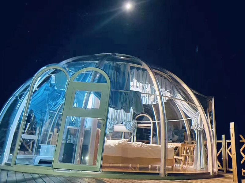 6-метровая пузырьковая палатка
